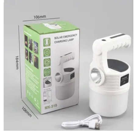 Đèn Tích Điện MX-519 Năng Lượng 6 Chế Độ
