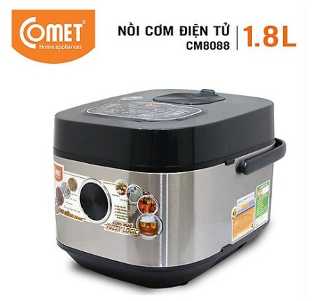 Nồi Cơm Điện Comet 1.8 lít CM-8088 cao cấp