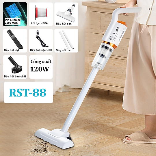 Máy Hút Bụi Cầm Tay Không Dây RST-88 Công Suất 120w