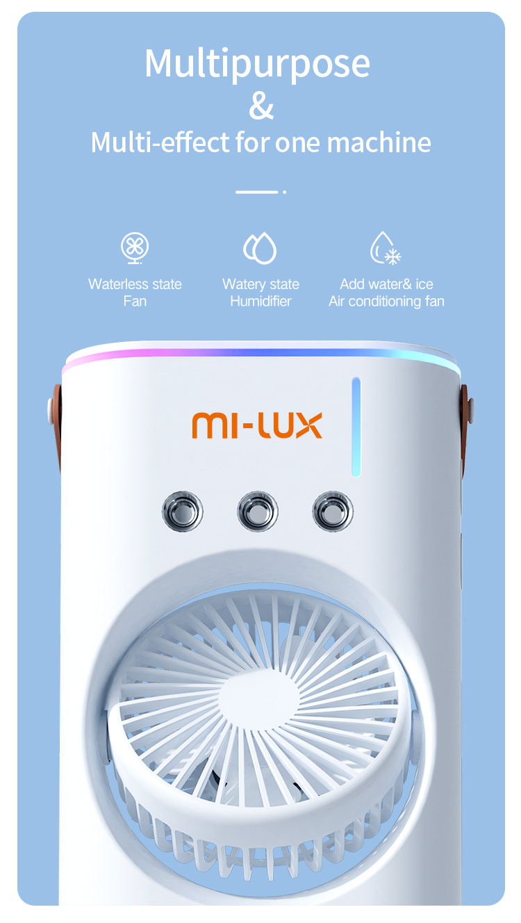 Quạt Hơi Nước Phun Sương 2 Tầng 3 Bec