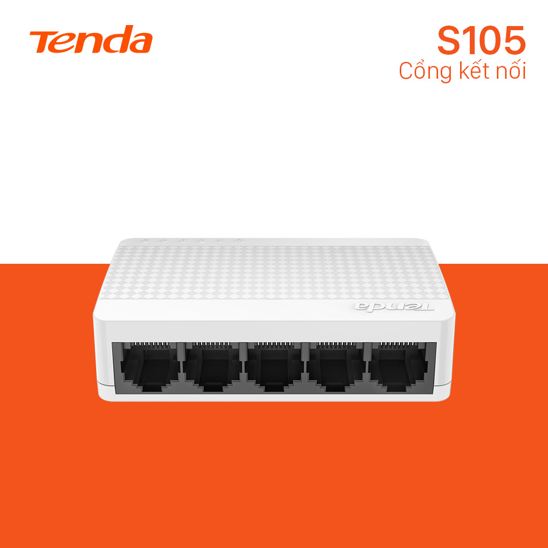 Switch Tenda S105 5-Port (100Mbps) chính hãng