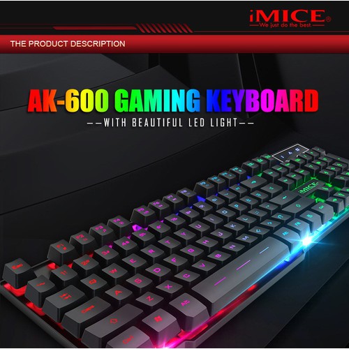 Keyboard Giả Cơ IMICE AK-600 Gaming RGB