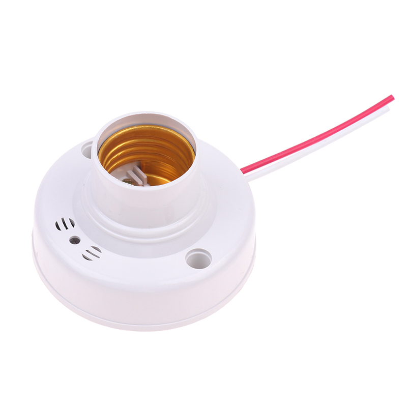 Đui Đèn Cảm ứng Ánh Sáng E27 Chui Tròn
