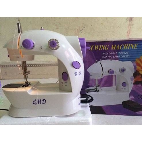 MÁY MAY MINI SM-202A ĐỂN BÀN TIỆN LỢI