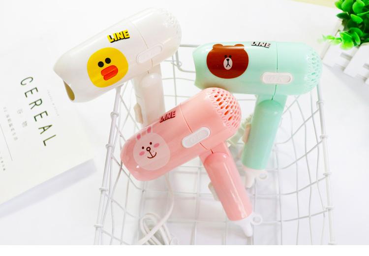 Máy Sấy Tóc Mini Hình Thú gấp gọn