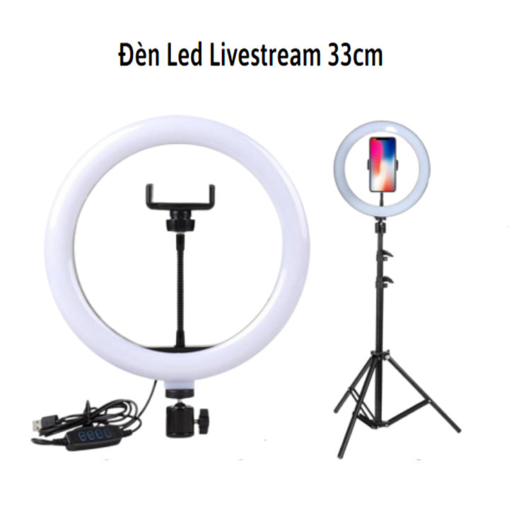 Đèn Livestream Size 33cm Kèm Chân Đế