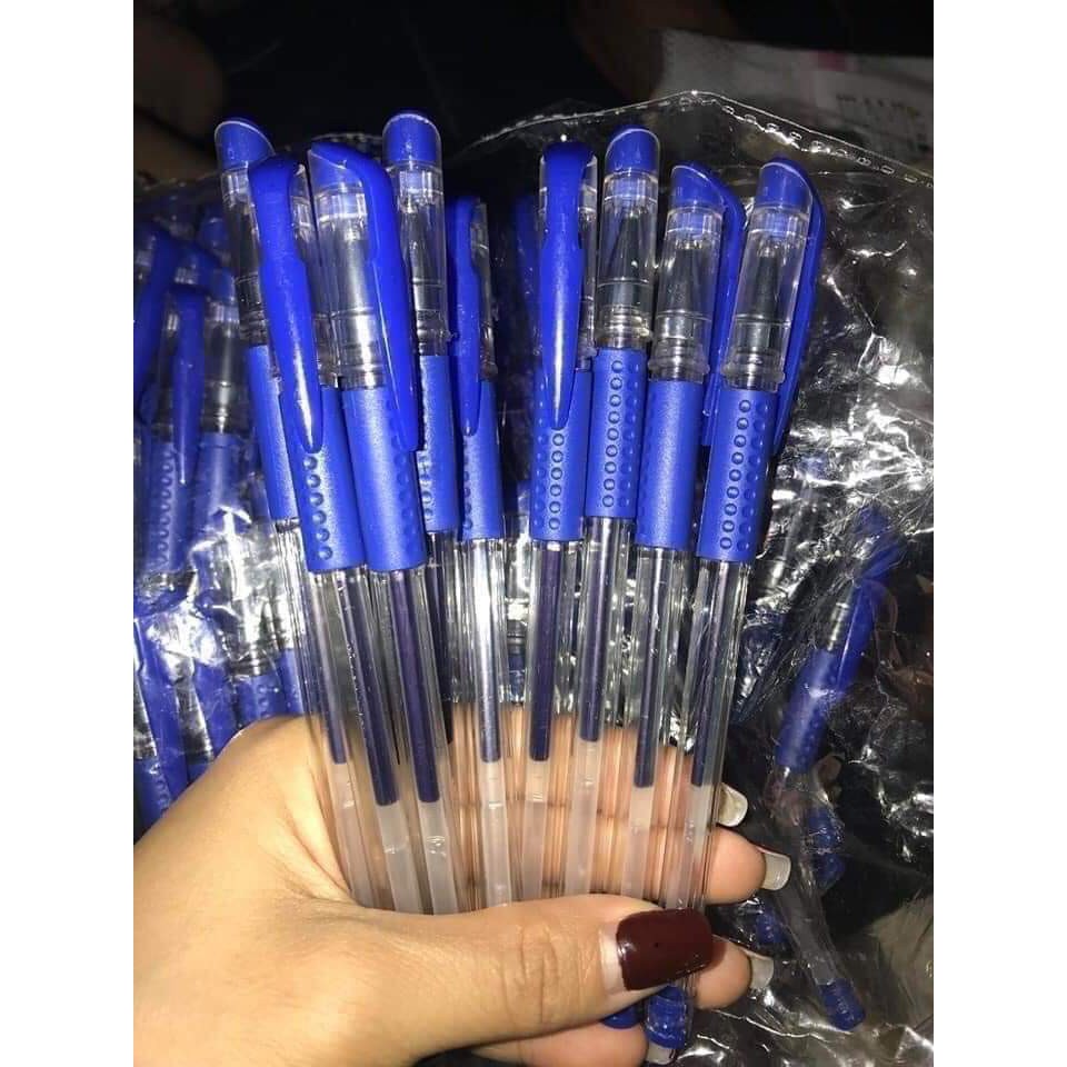Set 100 cây bút mực xanh