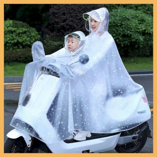 Áo Mưa Cánh Dơi 2 Đầu Bông Tuyết