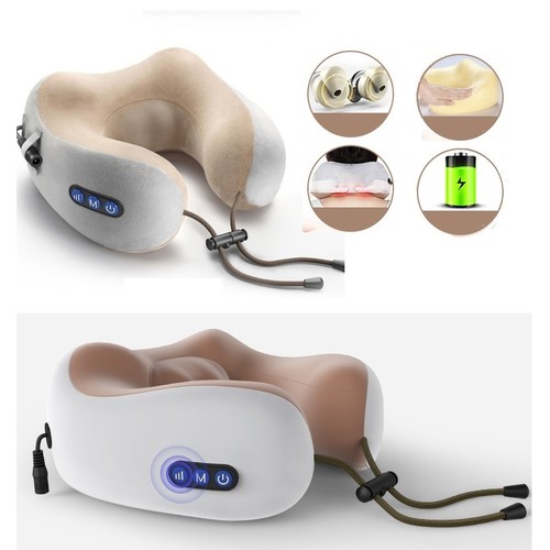 Gối Massage Vòng Cổ Chữ u Đa Năng