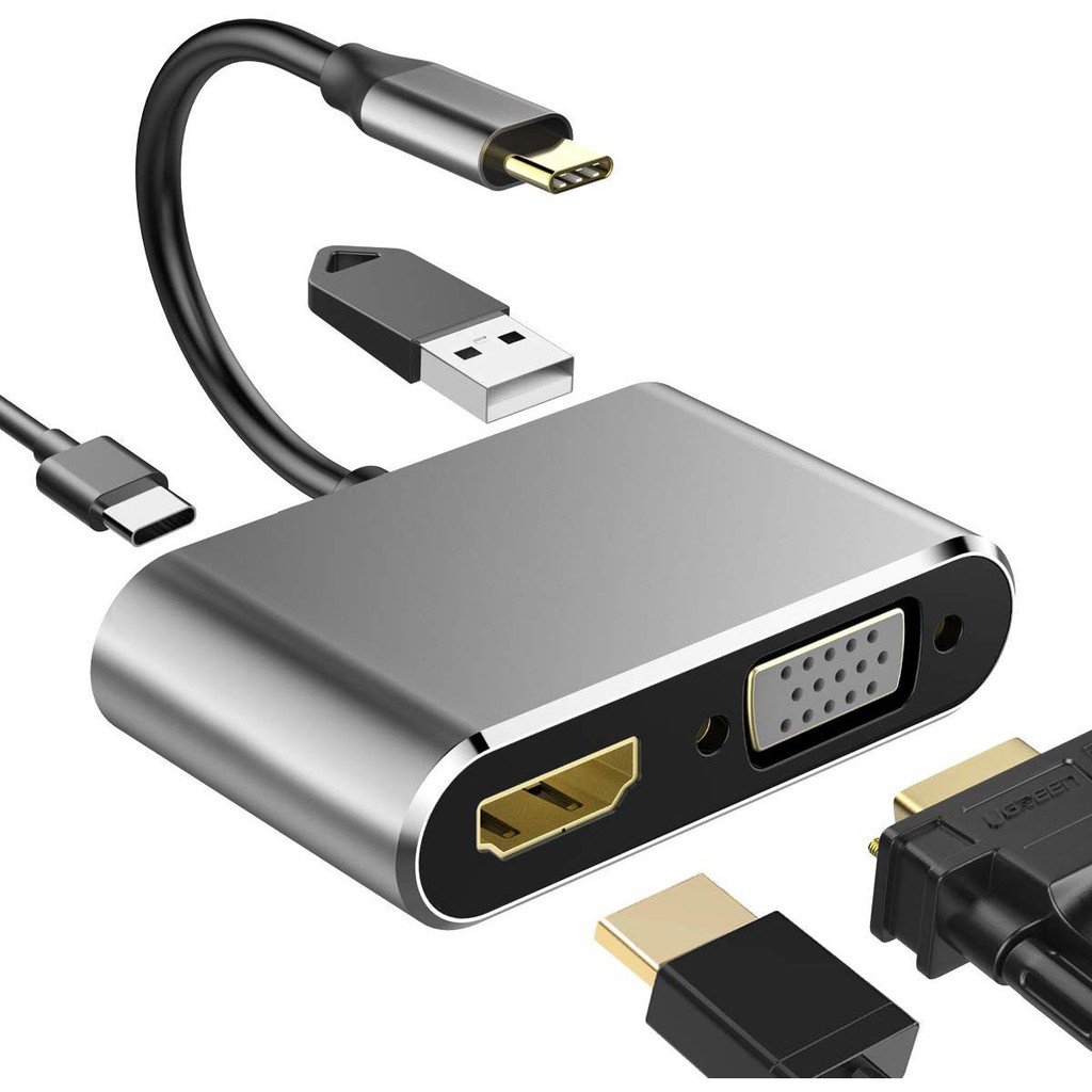 Cable chuyển Type-C 3.0 ( 4in1 ) type-c + usb + vga + hdmi