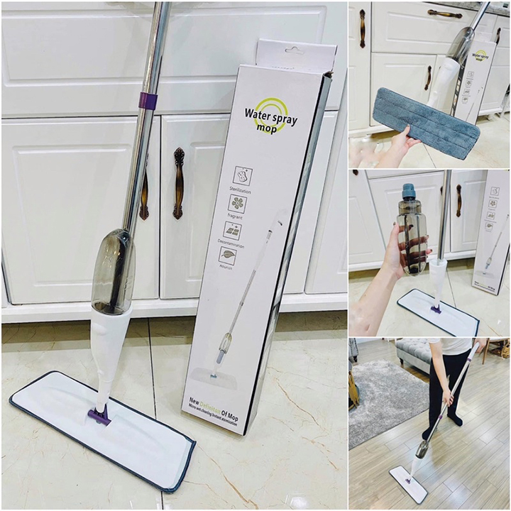 Cây Lau Nhà Aurora 360 Độ Phun Sương