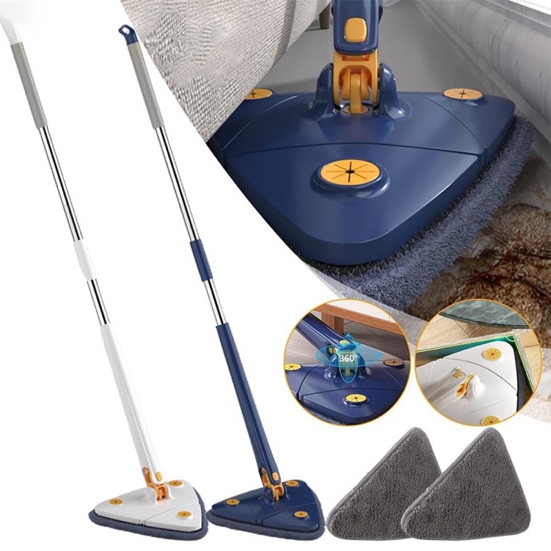 Cây Lau Nhà Tam Giác Tự Vắt Thông Minh