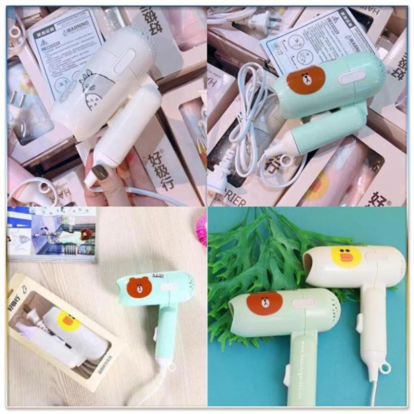 Máy Sấy Tóc Mini Hình Thú gấp gọn