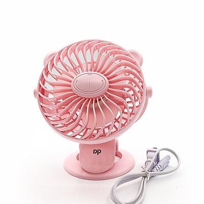 Quạt Kẹp Bàn DP-7608 Điện Sạc