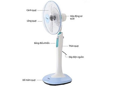 Quạt đứng Senko DD-1602 có đèn