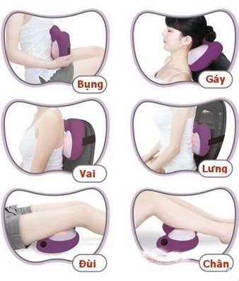 Gối massage Magic PL-819 ( 6 bi 2 chiều )