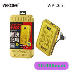 Pin Dự Phòng 10.000mah Wekome WP-265 CHÍNH HÃNG