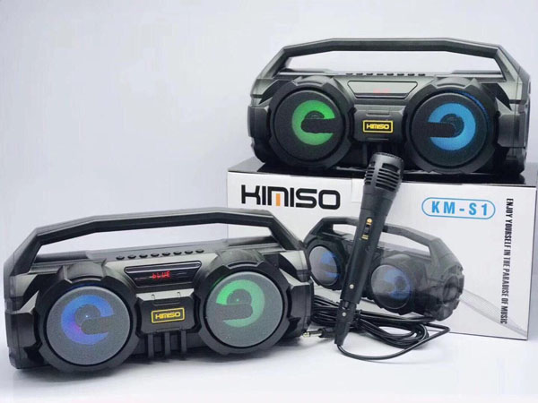 Loa Bluetooth karaoke Kimiso KM-S1 TẶNG MICRO CÓ DÂY