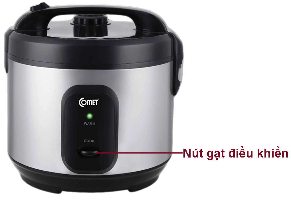 Nồi Cơm Điện Comet 1.8 lít CM-8068 Chính Hãng