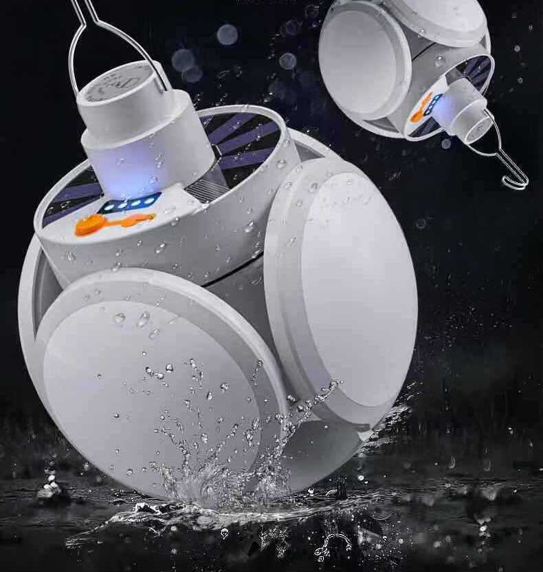 Đèn Tích Điện Năng Lượng Trái Banh 5 Bóng- loại lớn