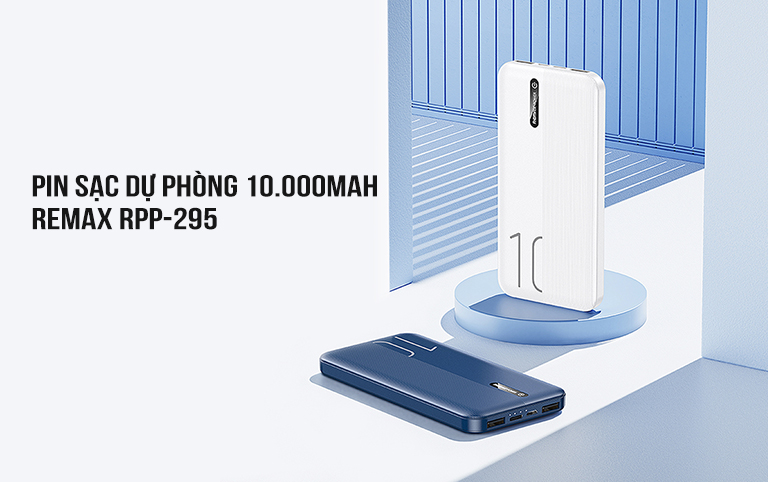 Pin Dự Phòng Remax 10.000mah RPP-295 CHÍNH HÃNG