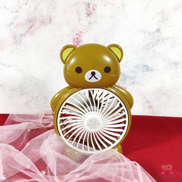 Quạt Để Bàn 3 Cánh Hình Gấu kute