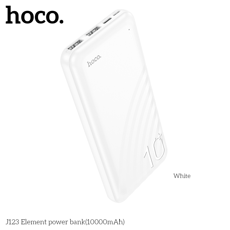 pin dự phòng hoco 10.000mah j123 chính hãng