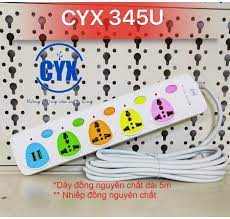 Ổ Cắm Điện CYX 345U Dây Dài 5m