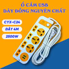 Ổ Cắm Điện CYX C24U Dây Dài 4m