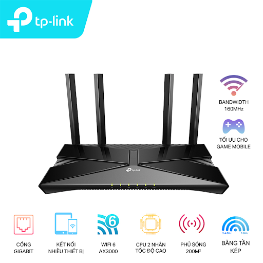 Phát Wifi TPLink Archer AX23 wifi 6 AX1800 Chính Hãng