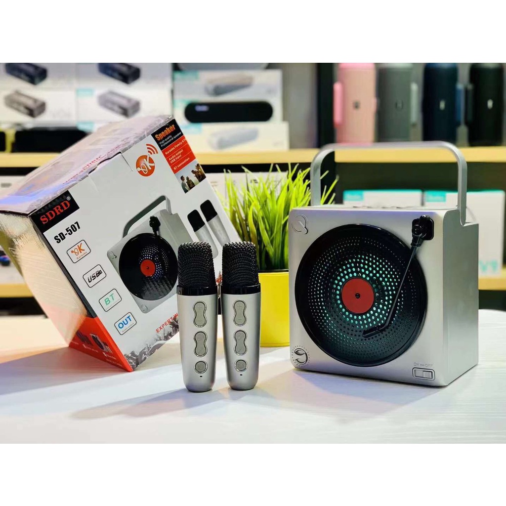 Loa Karaoke Bluetooth SDRD SD-507 ( kèm 2 micro )