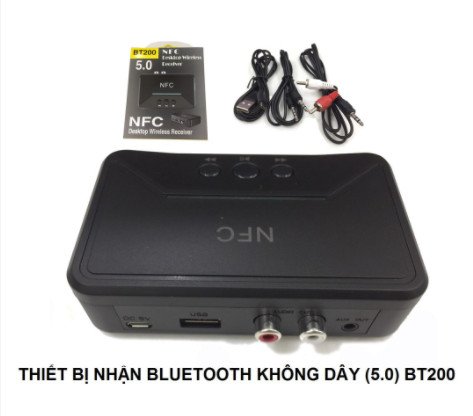 Thiết bị nhận Bluetooth âm thanh không dây BT-200