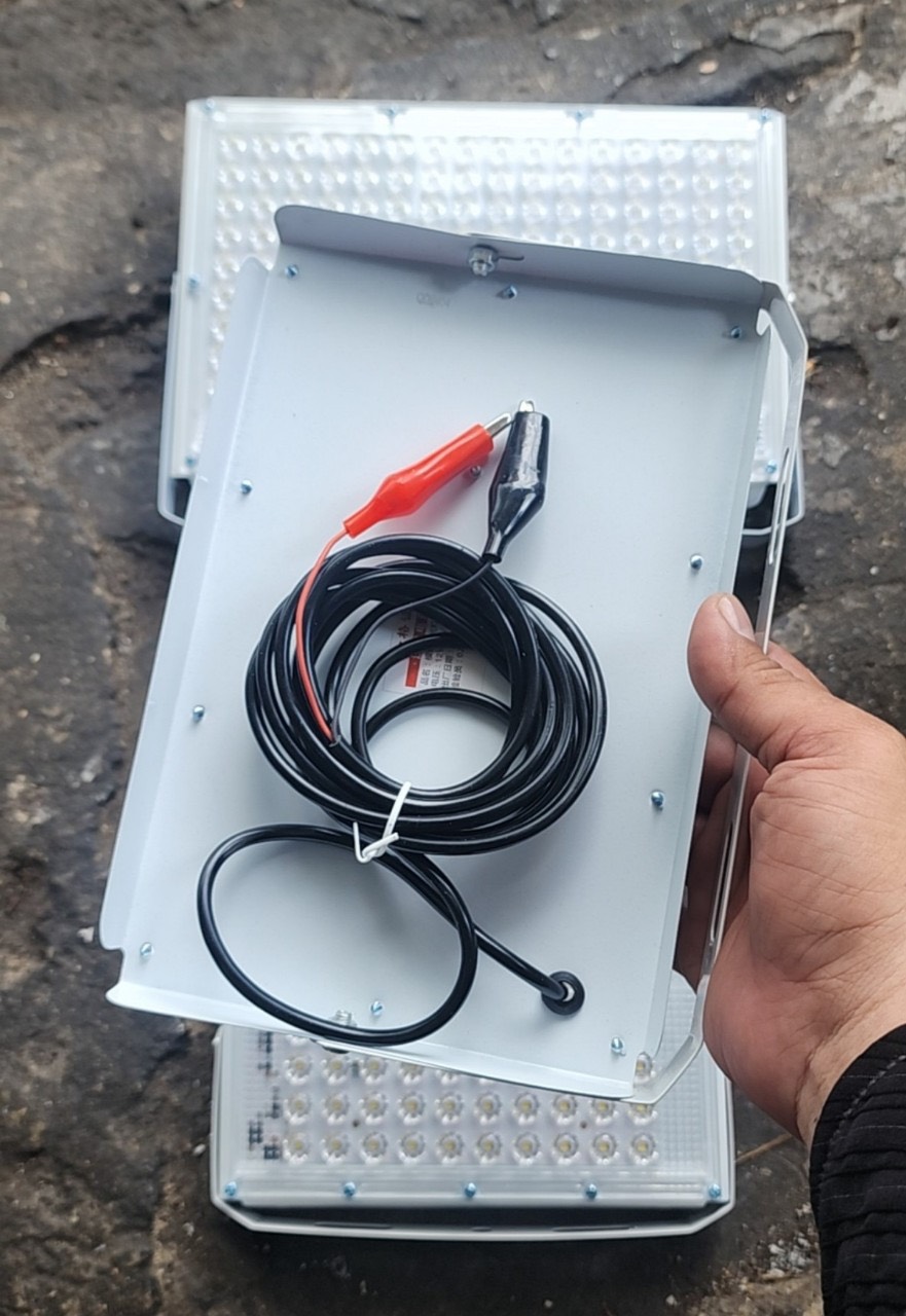 Đèn Pha Led Tổ Ong kẹp bình 12v-100w