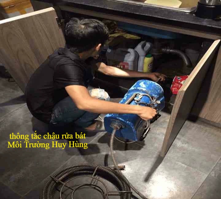 thông tắc chậu rửa bát quận hà đông giá rẻ uy tín