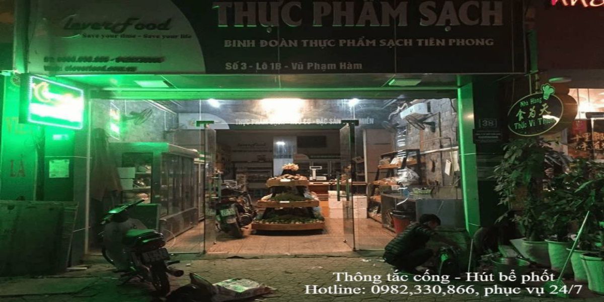 thông tắc cống hố ga nhà hàng nhanh gọn sạch 99,9%