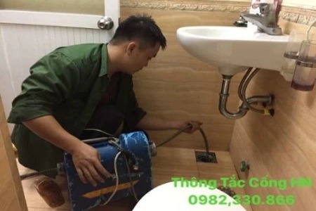 Thông tắc cống tại quận Đống Đa