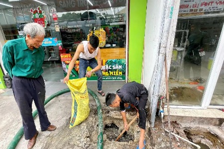 Thông tắc cống tại Quảng Ninh