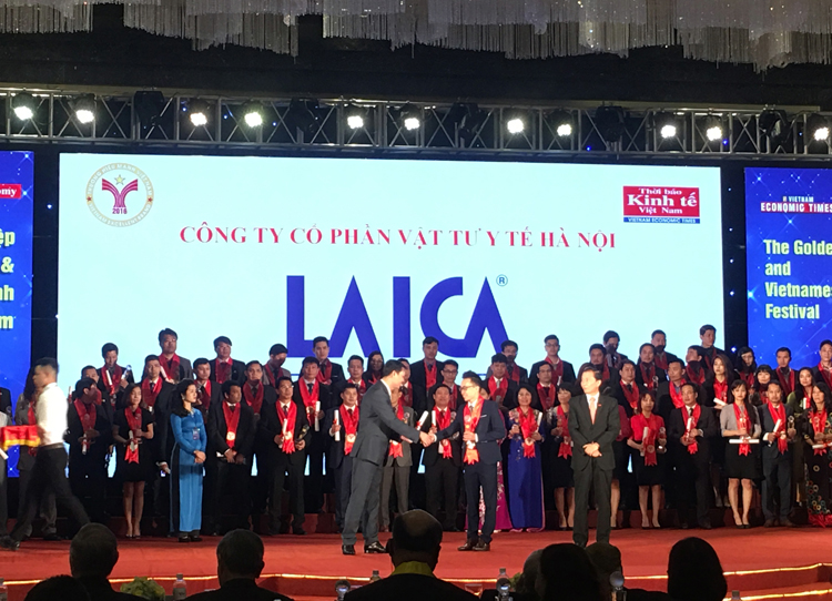 LAICA ITALY NHẬN GIẢI THƯƠNG HIỆU MẠNH VIỆT NAM