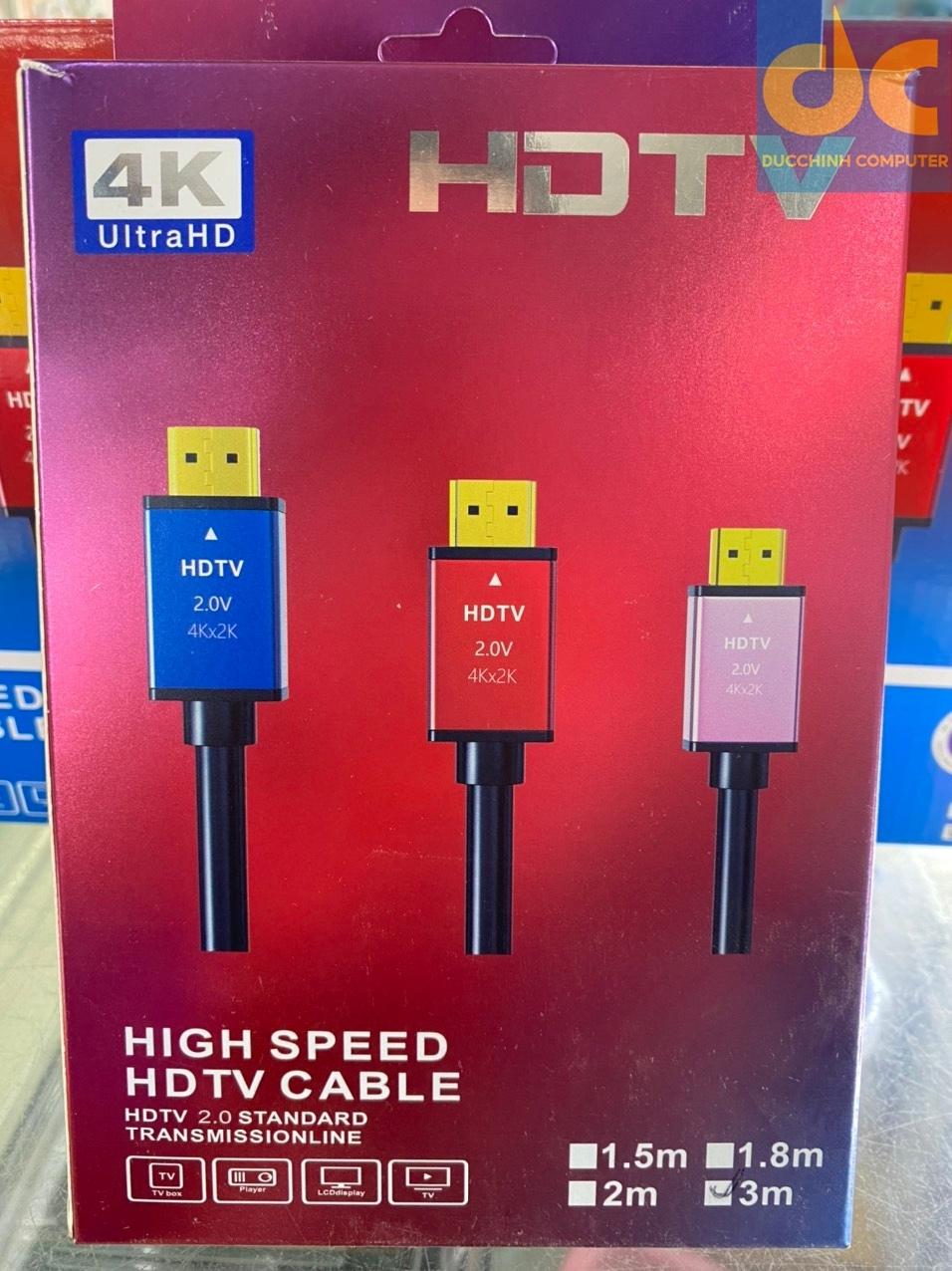 Dây Cáp HDMI 2.0 4K độ dài 3M