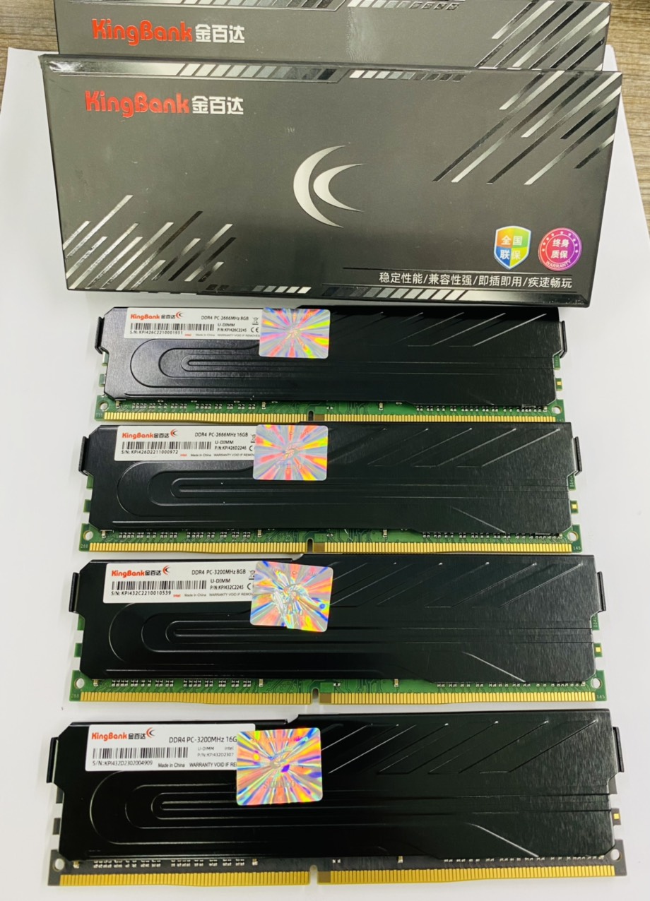 Ram PC DDR4 Kingbank 16GB(1x16GB) Bus 2666 - Chính hãng bảo hành 36 Tháng