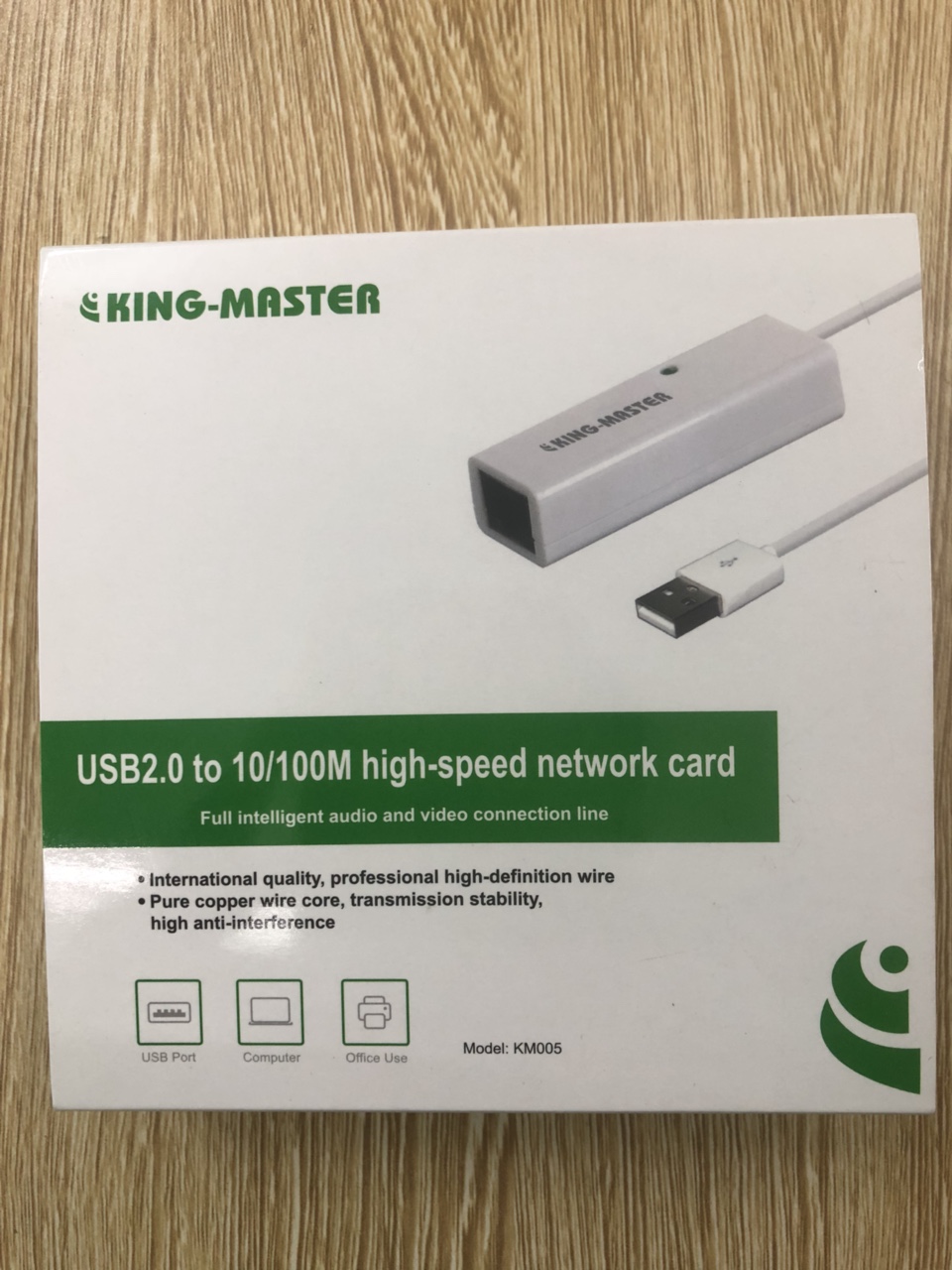 CÁP USB 2.0 ra LAN KINGMASTER (KM005)