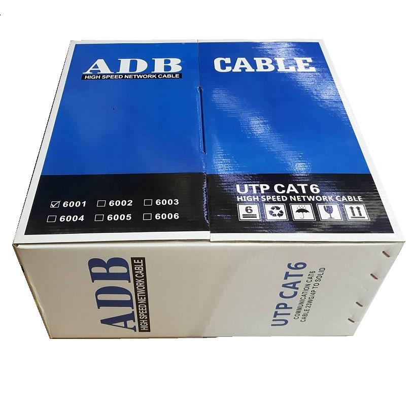 Dây Cáp Mạng ADB Cat6 UTP Coper Đồng 305M Màu Xanh