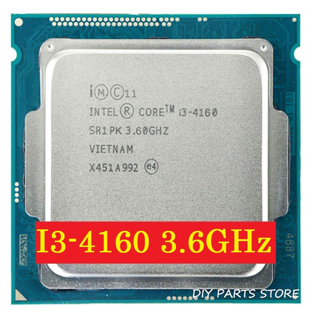 Bộ xử lý Intel® cpu Core™ i3-4160 3M bộ nhớ đệm, 3,60 GHz