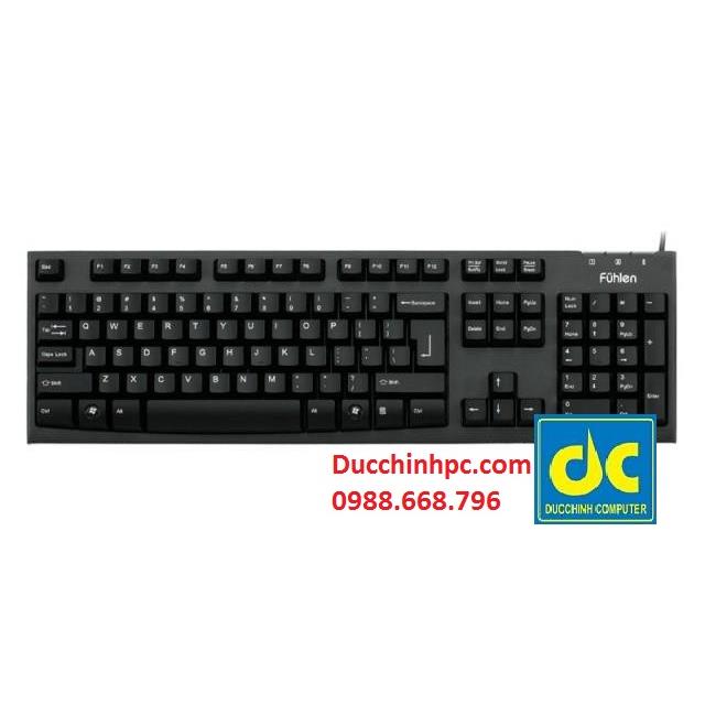 Bàn Phím Keyboard Fuhlen L411 USB Black chính hãng