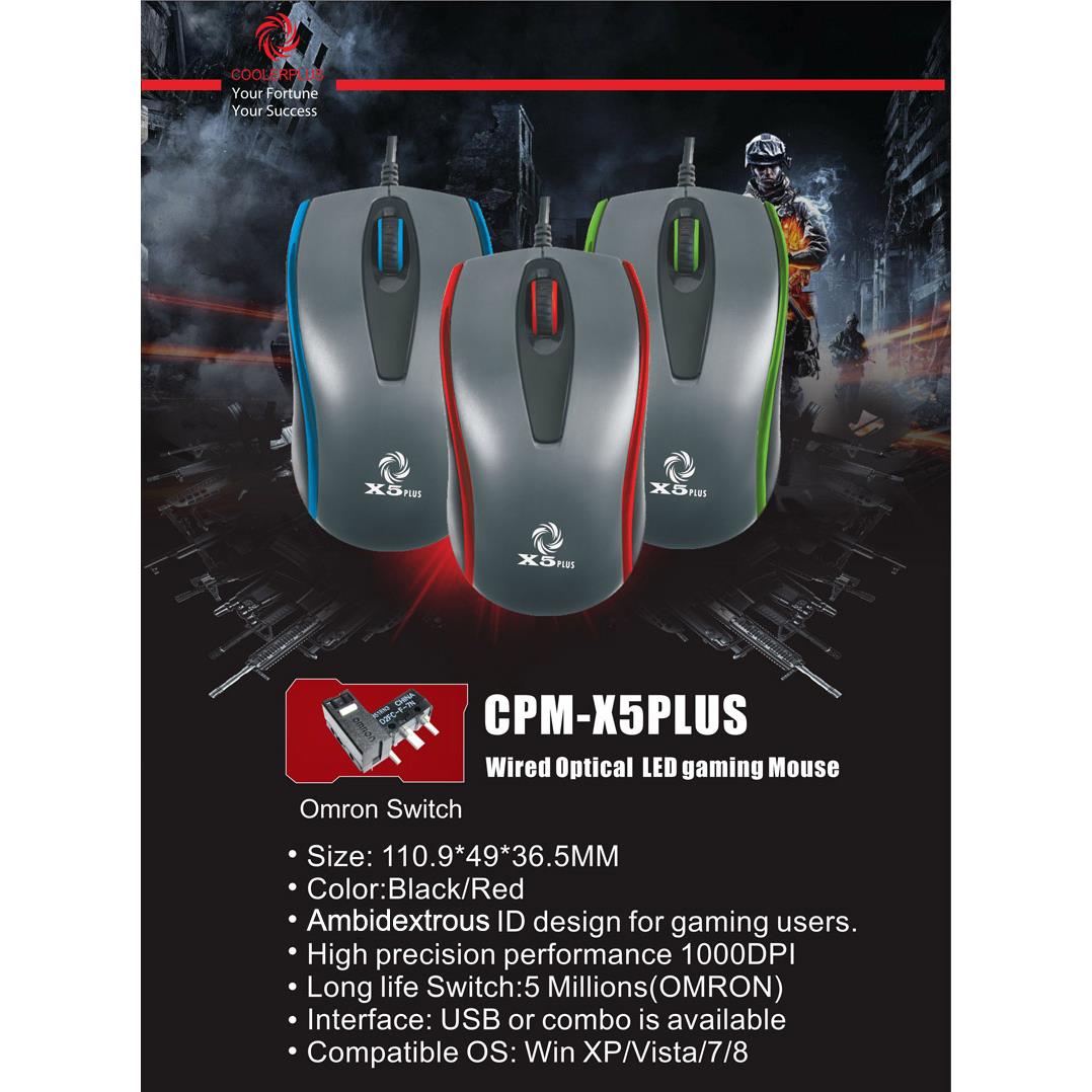 Chuột CoolerPlus CPM X5 Plus