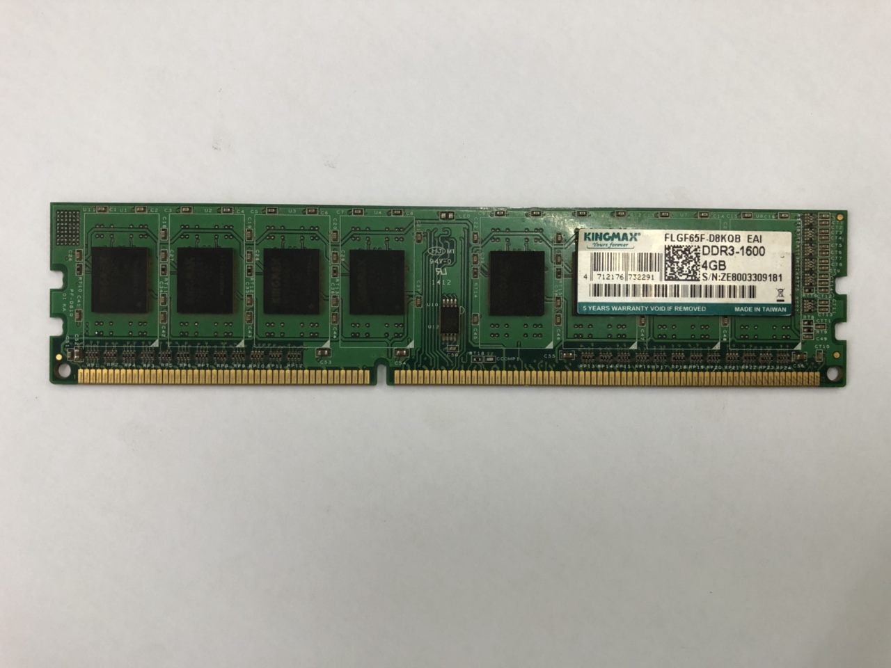 RAM KingMax 4GB DDR3 Bus 1600Mhz
