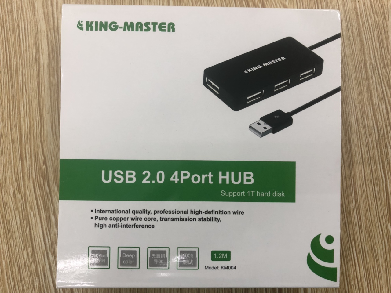 Hub USB 2.0 4 Port KINGMASTER KM004