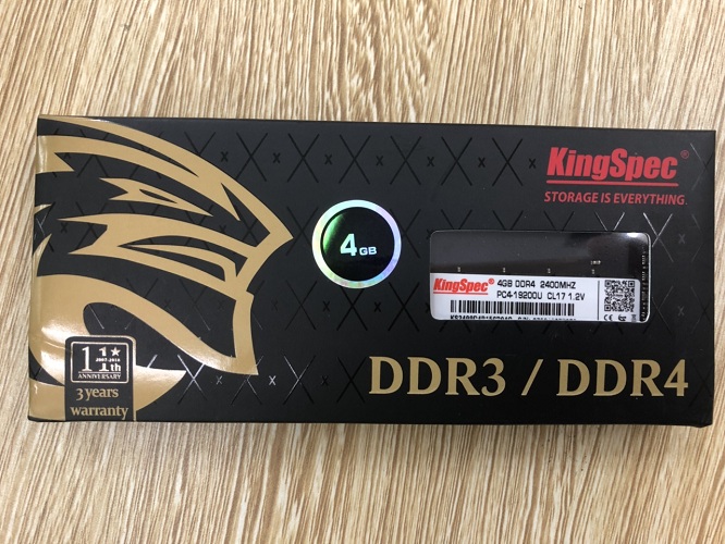 Ram KINGSPEC 4G DDR4 buss 2400 mới full box bảo hành 36 Tháng