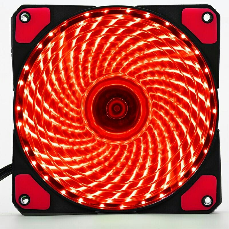 Fan hông Case 12*12cm 33 Led Red