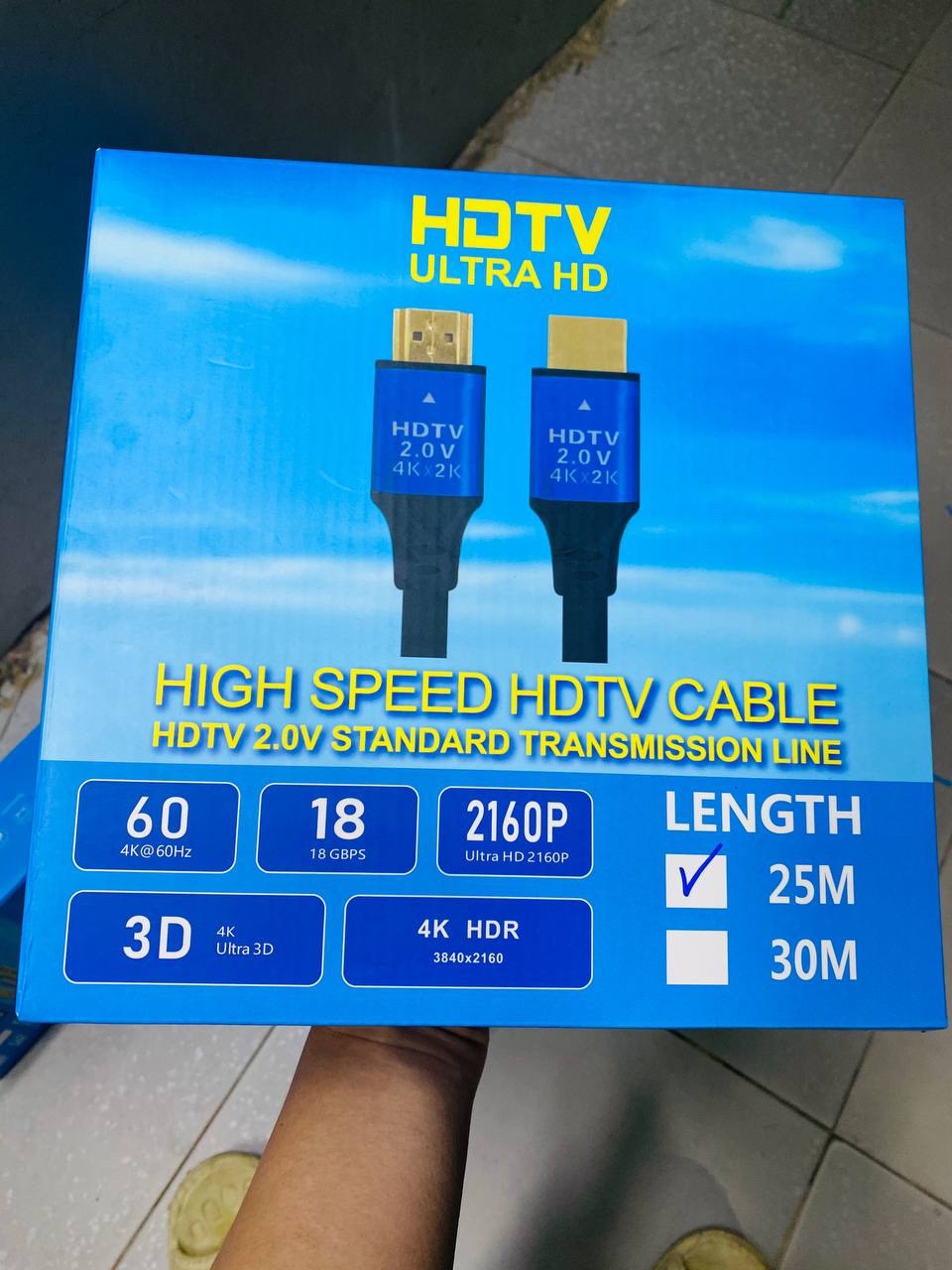 Dây Cáp HDMI 4K x 2K Độ Dài 25m
